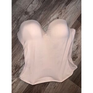 Le Mystere Bridal Seduction Bustier 2355 Ivory Strapless Longline Bra 36DD